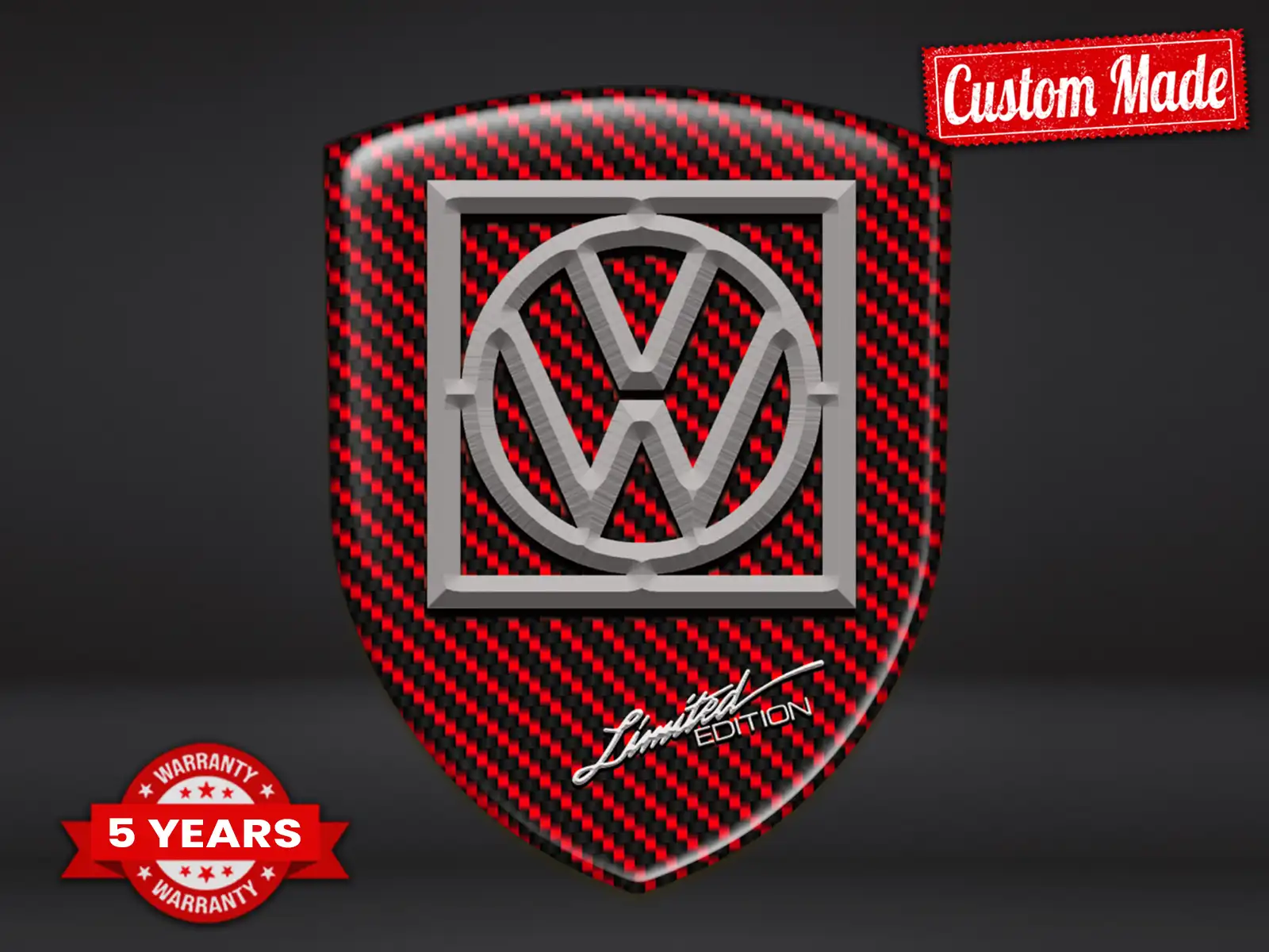 VW Adesivi Lunotto Posteriore Auto Lusso Pregiati Moderni